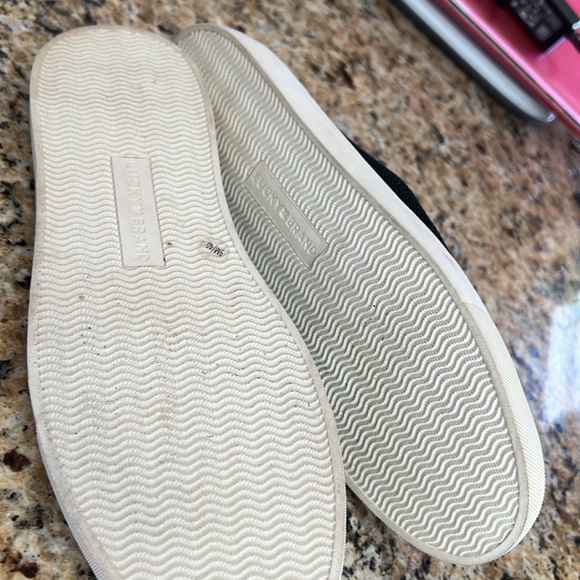 🔥NWOB. Lucky Brand Larlan Comfort Mule Womens Size 9M Fossilized Knit Black - Picture 5 of 6